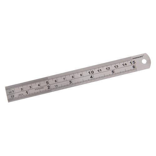 Silverline Steel Rule 150mm MT65