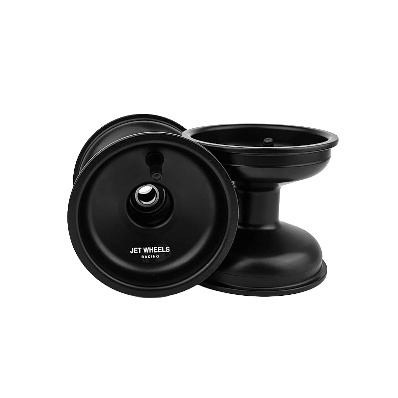 Jet Wheel 130mm Offset Black Pair
