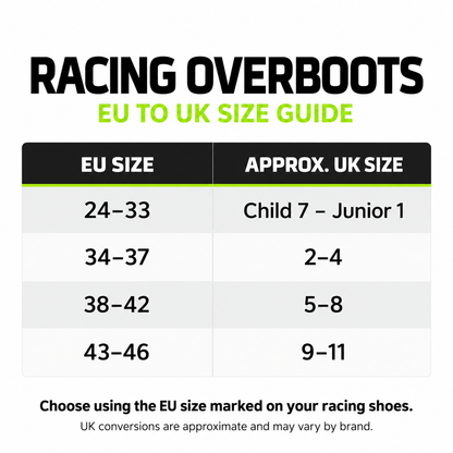 Transparent Race Over Boots Shoes Clear UK Sizes Junior 7 - Adult 11