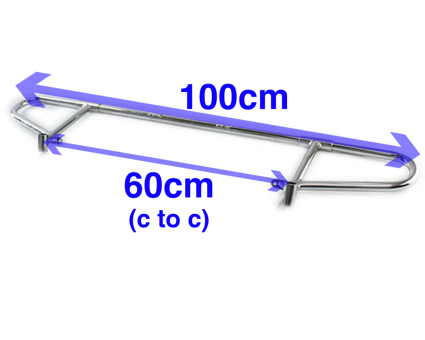 28mm Chrome Rear Bumper Bundle Deal