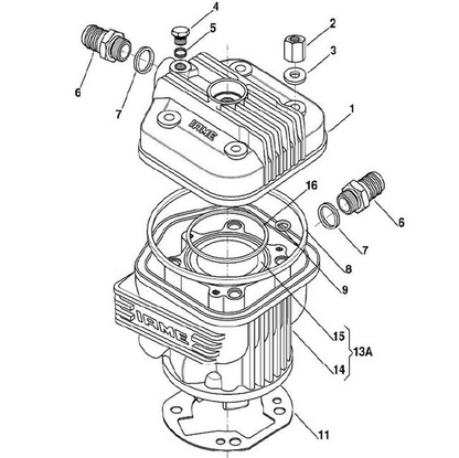 Iame Head Gasket Cover O-Ring X30