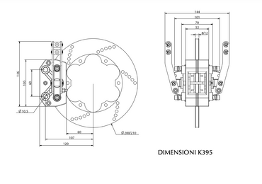 Rear Brake Caliper Mechanical