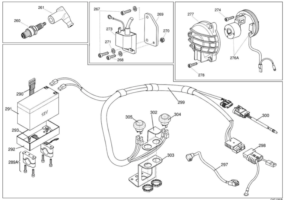 Battery Clamp Support 28mm Iame Swift