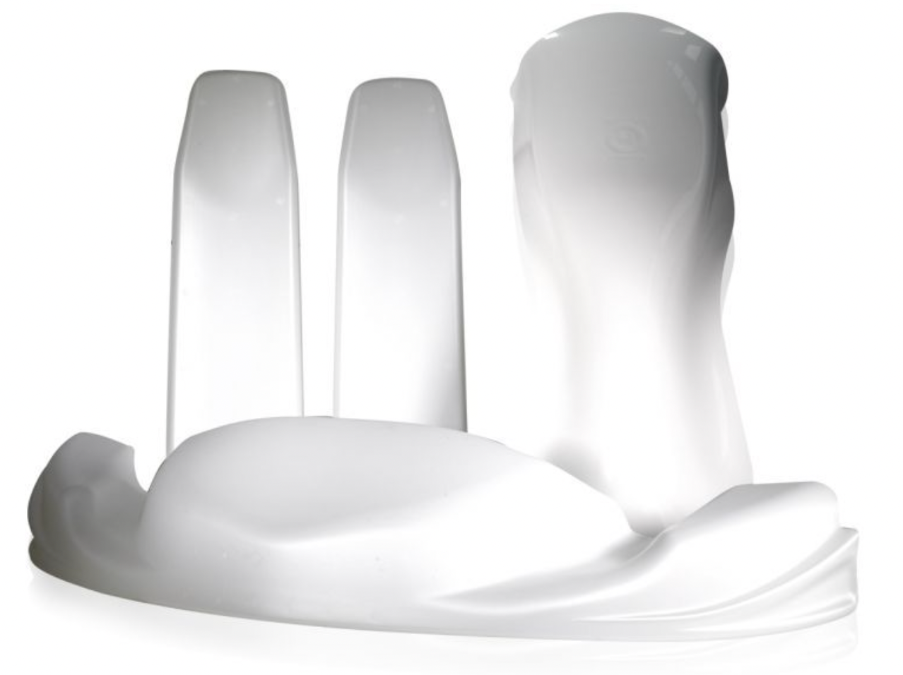 Kart Republic Big Kart Set Bodyworks Complete White