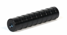 Kart Republic Mini Kart Pedal Pin Black Anod. (Heel Rest)