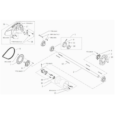 Freeline Disc Holder Carrier Easykart 40mm HQ BirelArt