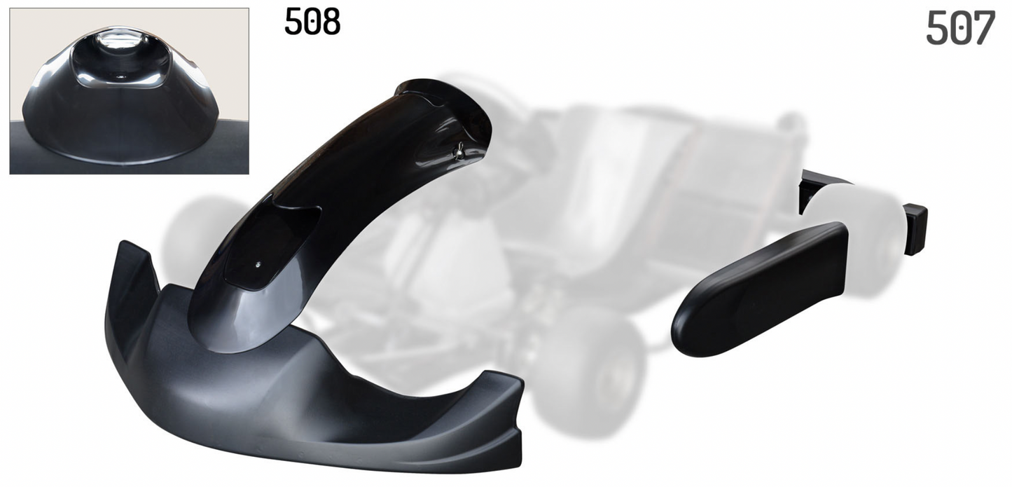 KG 507/508 Junior/Senior Bodywork Black