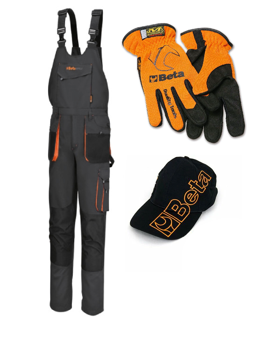 Beta Overalls, Gloves & Cap Workwear Set
