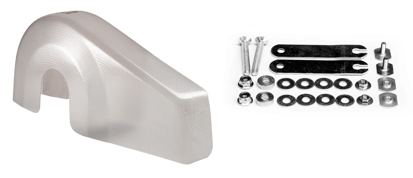 Honda Chain Guard Full Size (Rotax) w/Fitting Kit