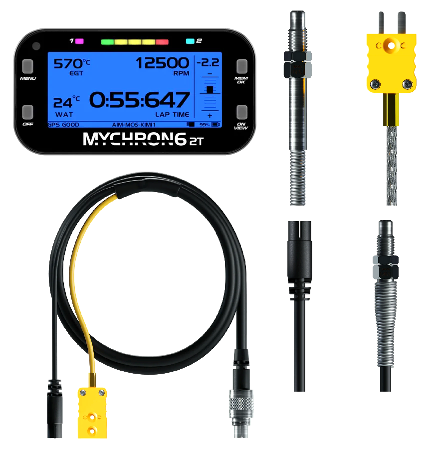 Mychron 6 2T w/ M5 Water (Gearbox), Patch Lead & EGT Sensor