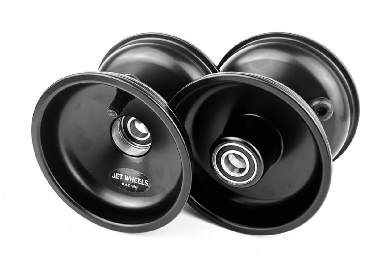 Jet Wheel 105mm Super Offset Black Pair
