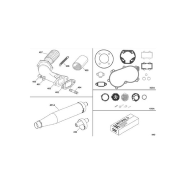 Exhaust Manifold connection X30 Junior with 29mm reduction