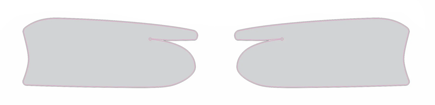 Kart Graphic Template: KG 509 - Side Pods