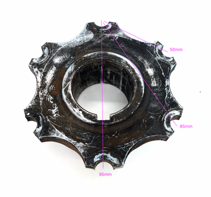 40mm Brake Disc Carrier Inner Support 8mm-Keyway
