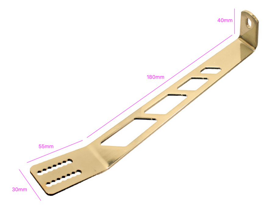 Chrome Lower Nassau Panel Support Bracket