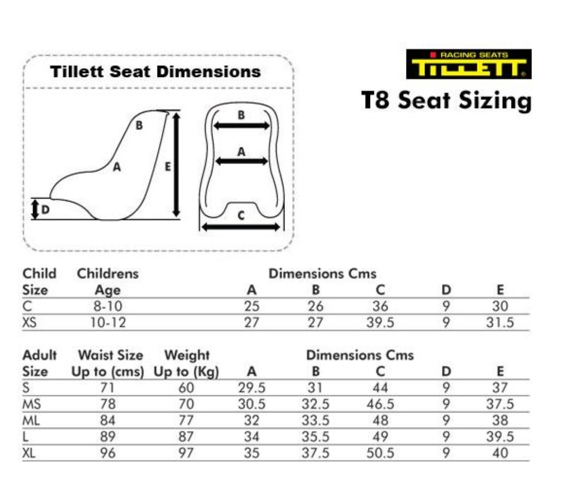 Tillett Seat T8 1/4 Cover