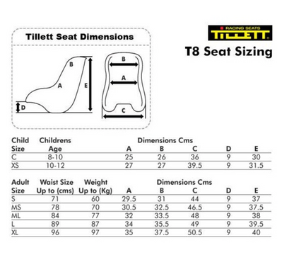 Tillett Seat T8 1/4 Cover