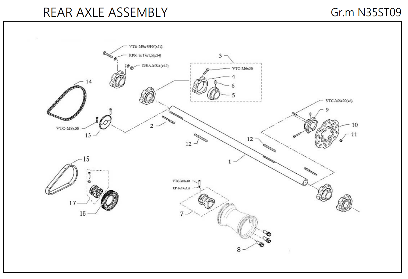 Freeline Screw Cone-Shaped M10 Wheel Nut (8)