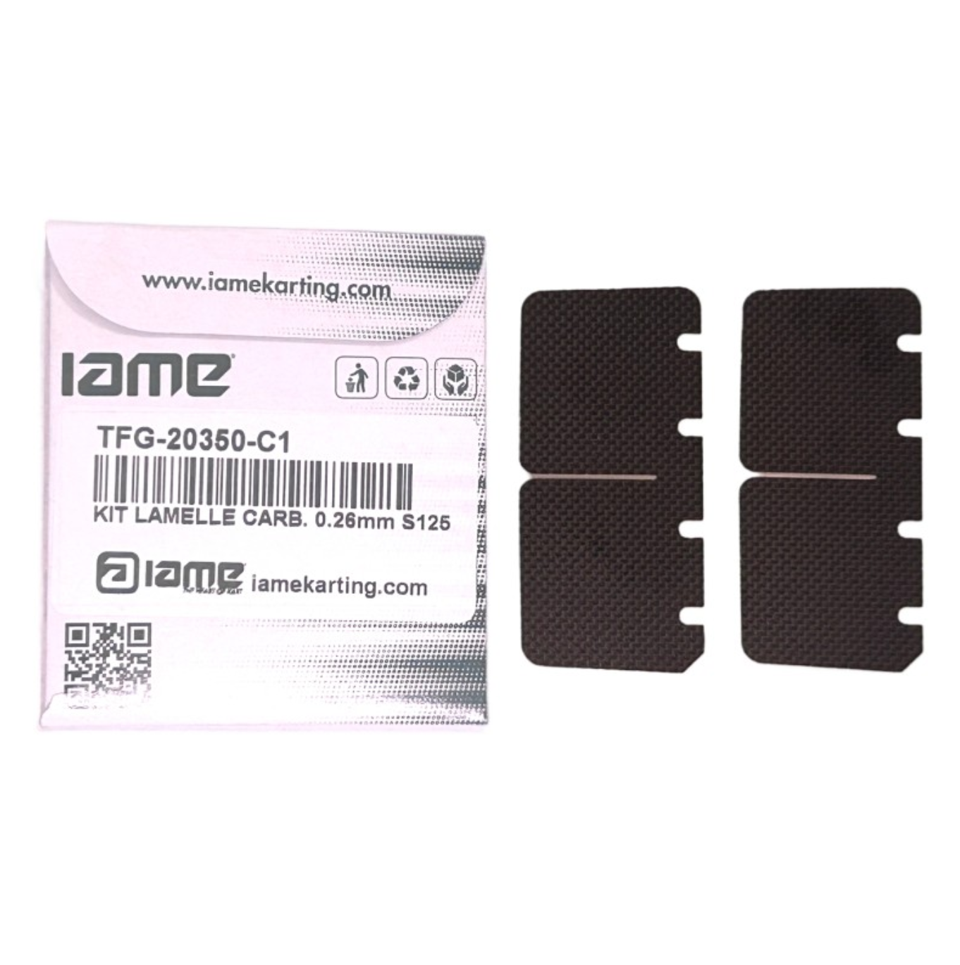 Iame S125 Carbon Reed Petals 0.26mm S125