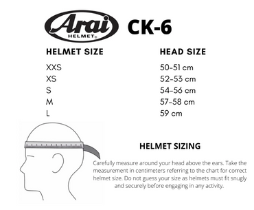 Arai White CK-6 CMR Child/Junior Race Helmet FIA/SNELL