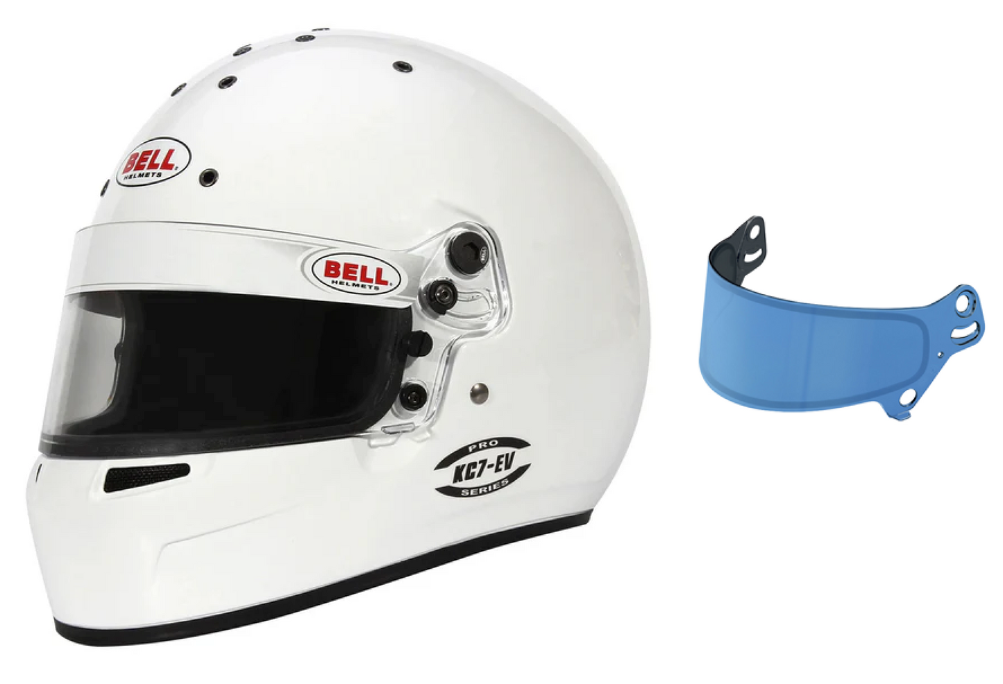 Bell KC7 EV CMR Child & SE07 Mirrored Visor 2mm