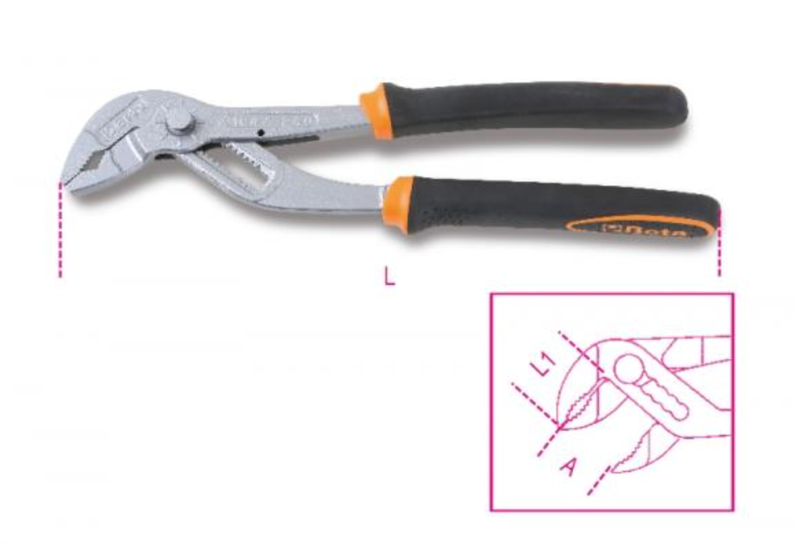 Beta Tools Tool Slip Join Pliers 240mm