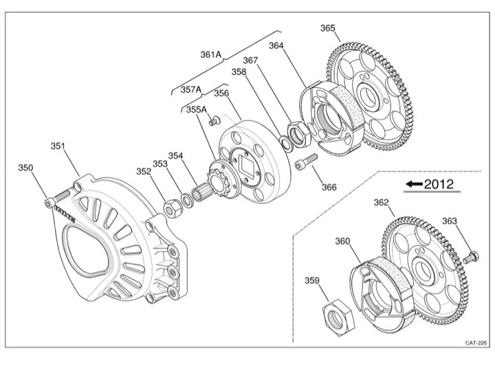 Iame Genuine X30 Drive Sprocket With Bolts – KKC Kart Components