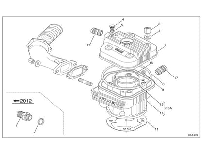 Iame X30 Cylinder Base Gasket