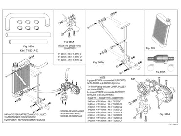 Genuine Iame X30 Aluminium Water Pump Pulley For 50mm Axle