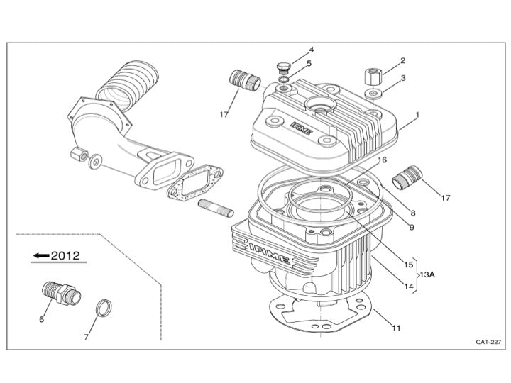 Iame X30 Cylinder Base Gasket