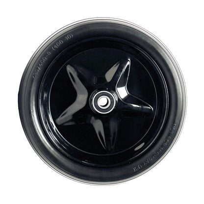 14" Black Puncture Proof Wheel 3.00-8 for 20mm Axle Shaft