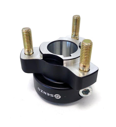 Senzo Aluminium Black Rear Hub 25mm