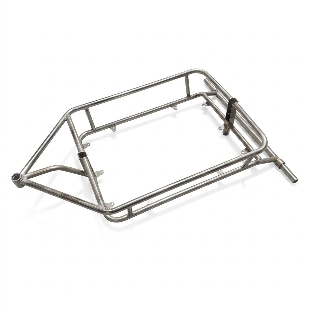 Senzo Chrome 3-Wheel Kart Trolley Frame