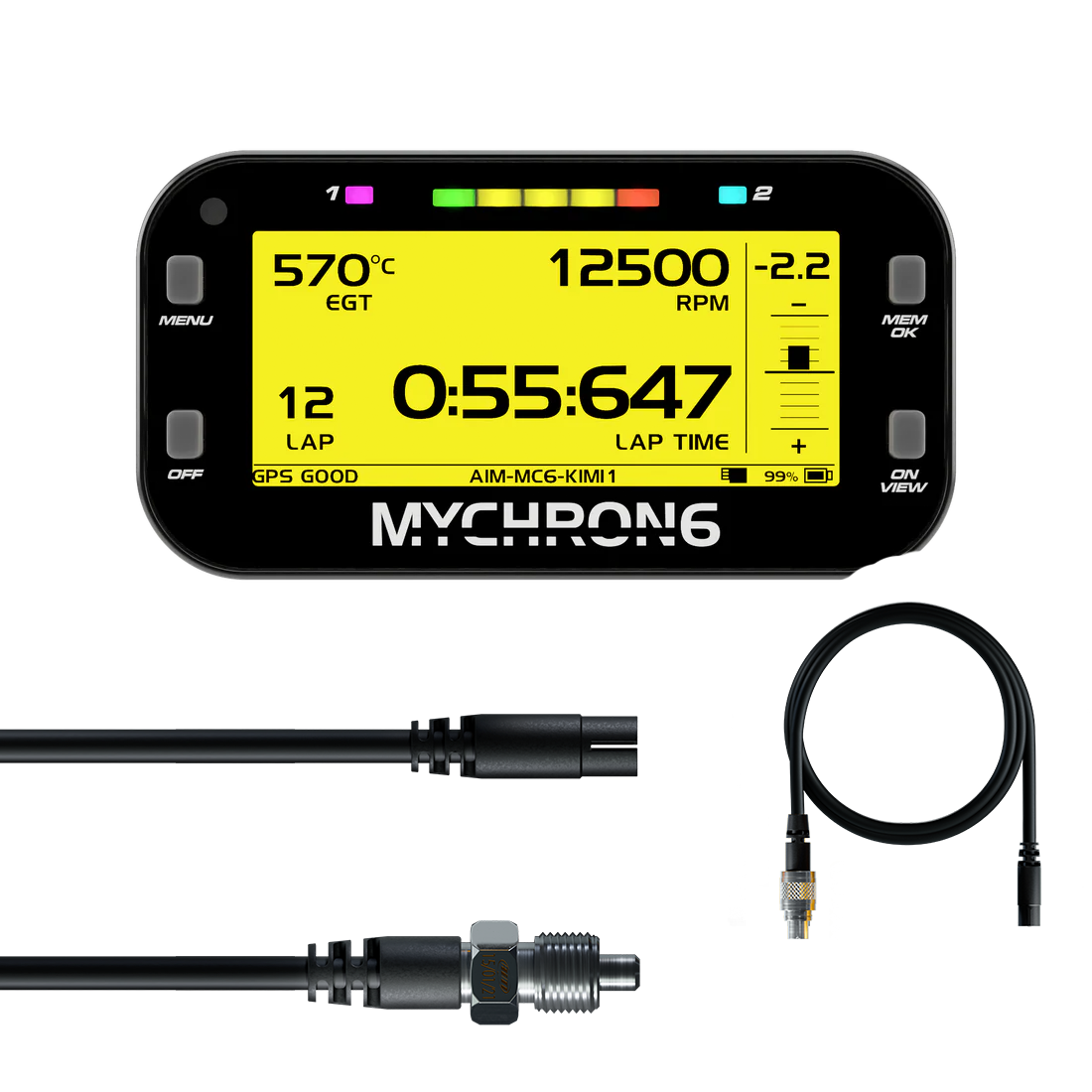 AIM Mychron 6 inc. Water/RPM