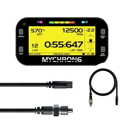 AIM Mychron 6 inc. Water/RPM
