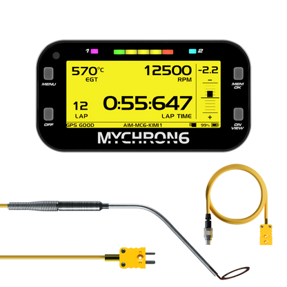 Mychron 6 1T Unit Cylinder Head Temperature Sensor (Under Plug) + TC Patch Lead RPM