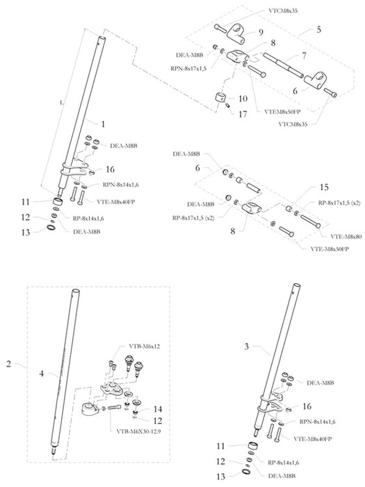 Freeline Half Support for L45 Steering Column