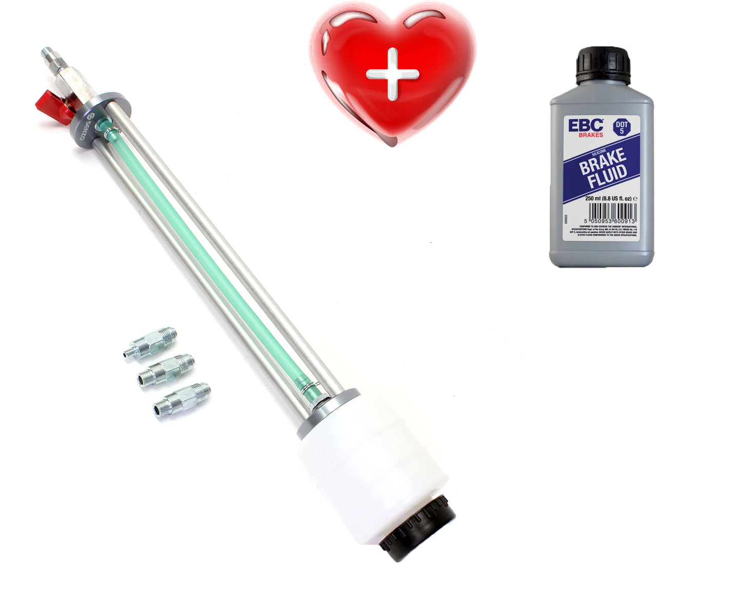 Senzo Brake Bleeding Tool & EBC Brake Fluid