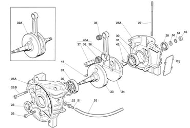 Iame Gazelle / M1 Cylinder Tie Rod 8mm 125mm (27)