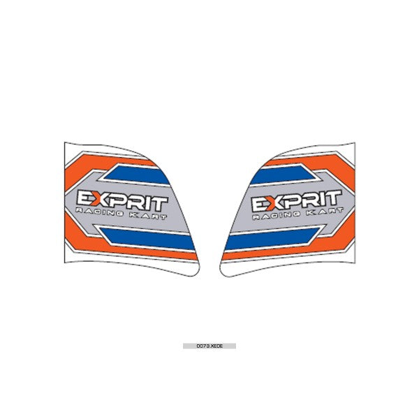 OTK Genuine Exprit Tank Sticker 3 Ltr (E0073.Xede)