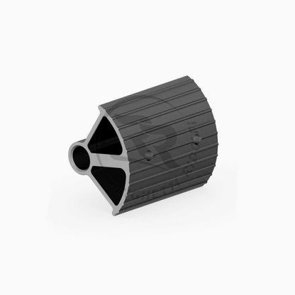Pedal Extension Black L.74mm Hole 14mm