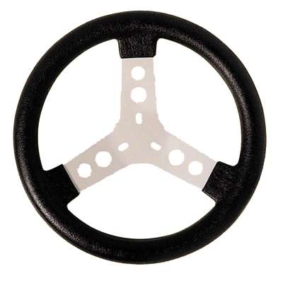 Polyurethane Steering Wheel, Black 300mm