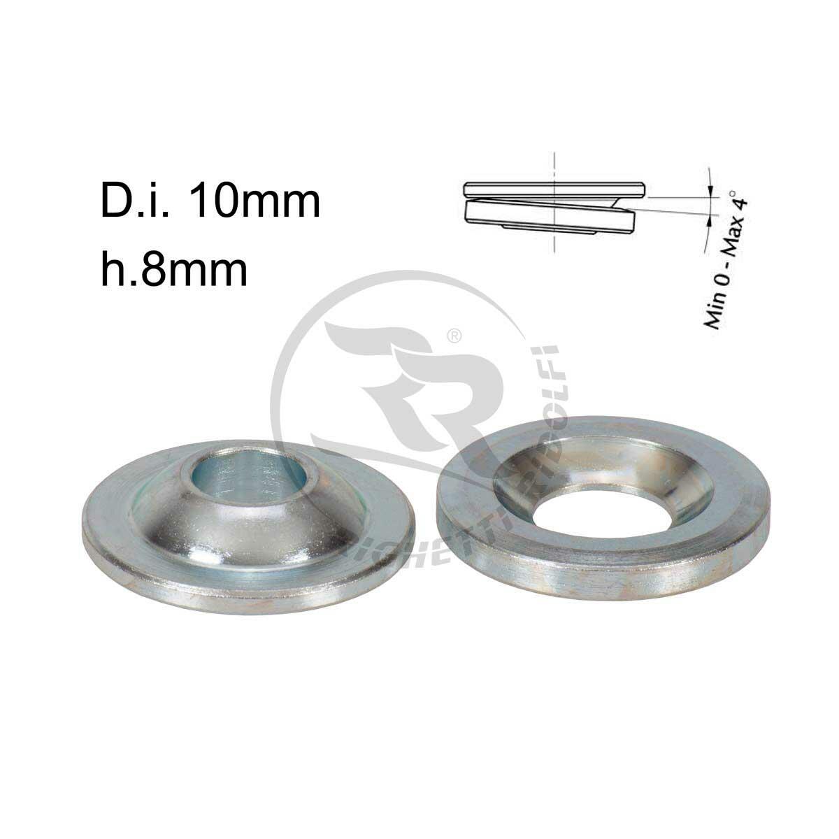 Spherical Height Spacers For Spindle Hole 10mm H.8mm