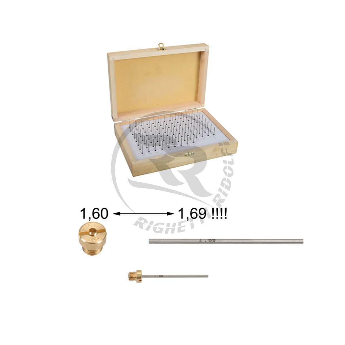 Pin Gauge Set 100pce 1.01-2.00mm - Increments 0.01mm
