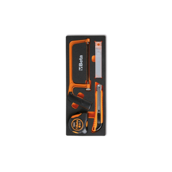Beta Tools M294-Soft Thermoformed Tray With 4 cutting and measuring tools
