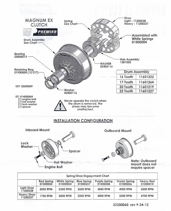 Magnum / Noram Clutch Spring (Single)