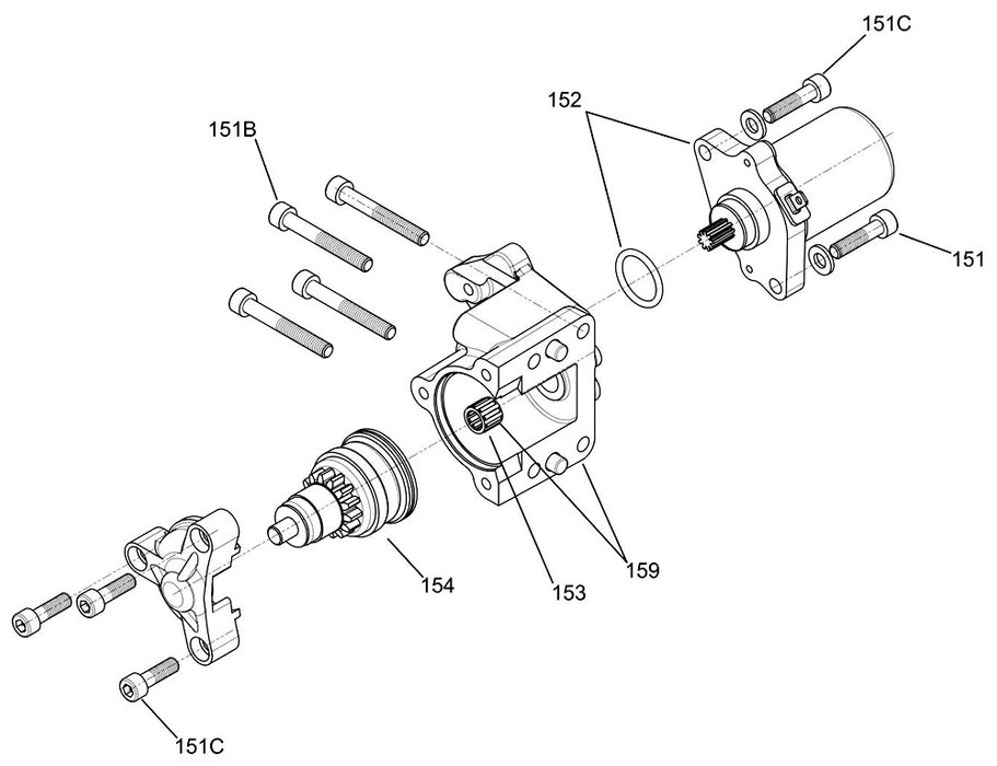 A-60850A Iame Mini Swift Replacement Starter Motor