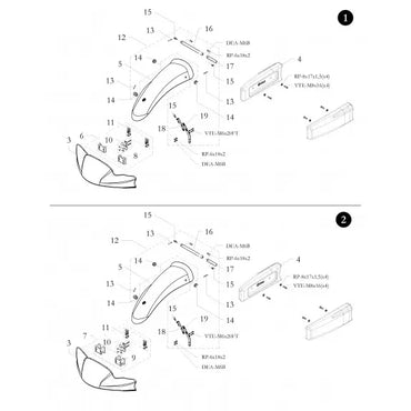 Freeline Bracket Support Panel LH MK20