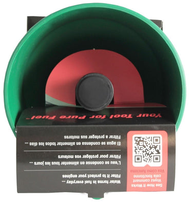 Mr Funnel Fuel Funnel With Filter Medium Non-Conductive Green F3NC