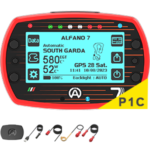 ALFANO7 A1080 2T, Protective Cover, USB Charging Cable, RPM Cable, 14mm Spark Plug Sensor, NTC Extension Cable